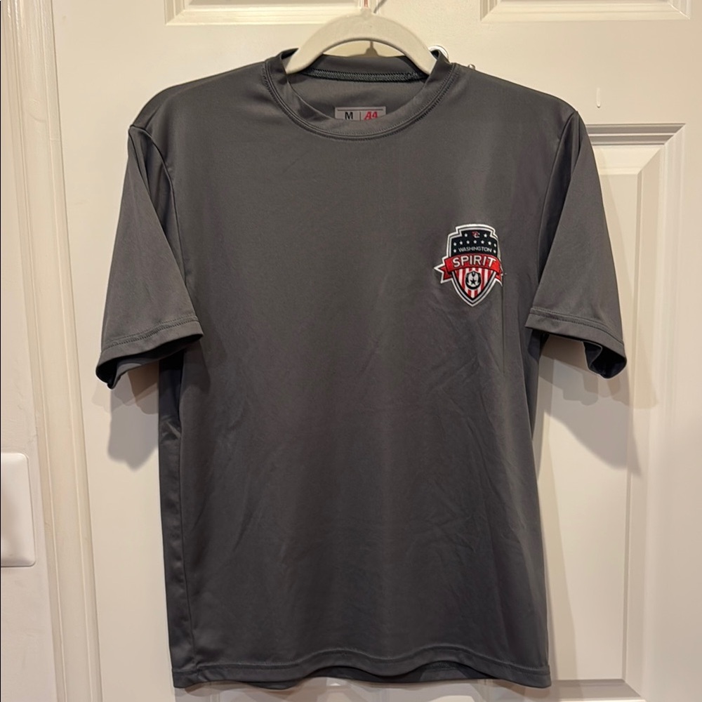 Gray Washington Spirit Logo Youth T-Shirt, size Medium